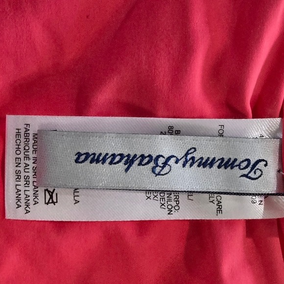 Tommy Bahama Pearl OTS Spa Dress XS Womens Pink New ruffle Pocket hole - Picture 6 of 8